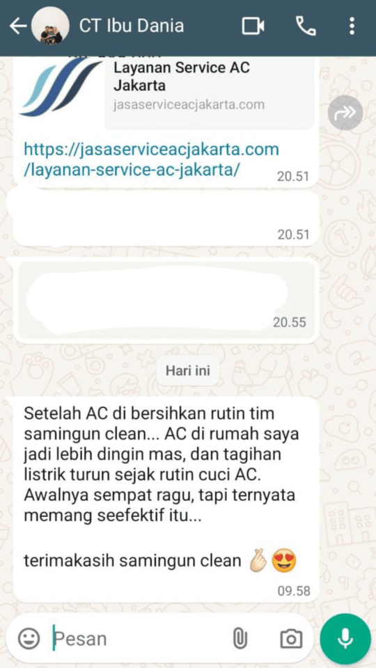 testimoni cuci ac ibu dania