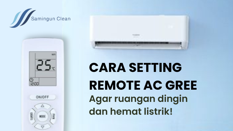 cara setting remote ac gree agar ruangan cepat dingin